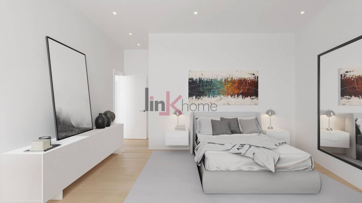 Dormitorio principal - Ideas de decoración - creado por ordenador