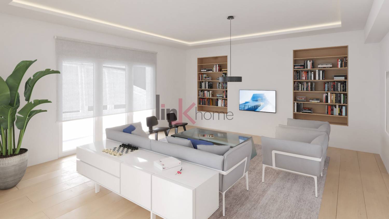 Salón (2) - Ideas de decoración - creado por ordenador