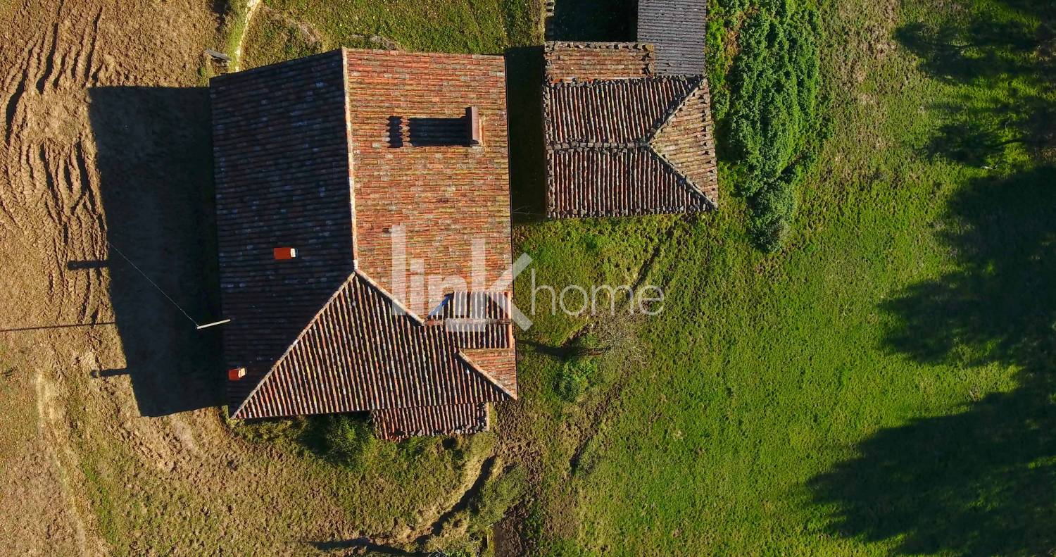 Detalle tejado desde el aire